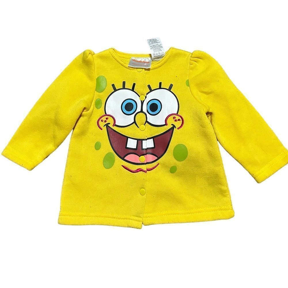 Nickelodeon SpongeBob Infant Girl Cardigan Sweater